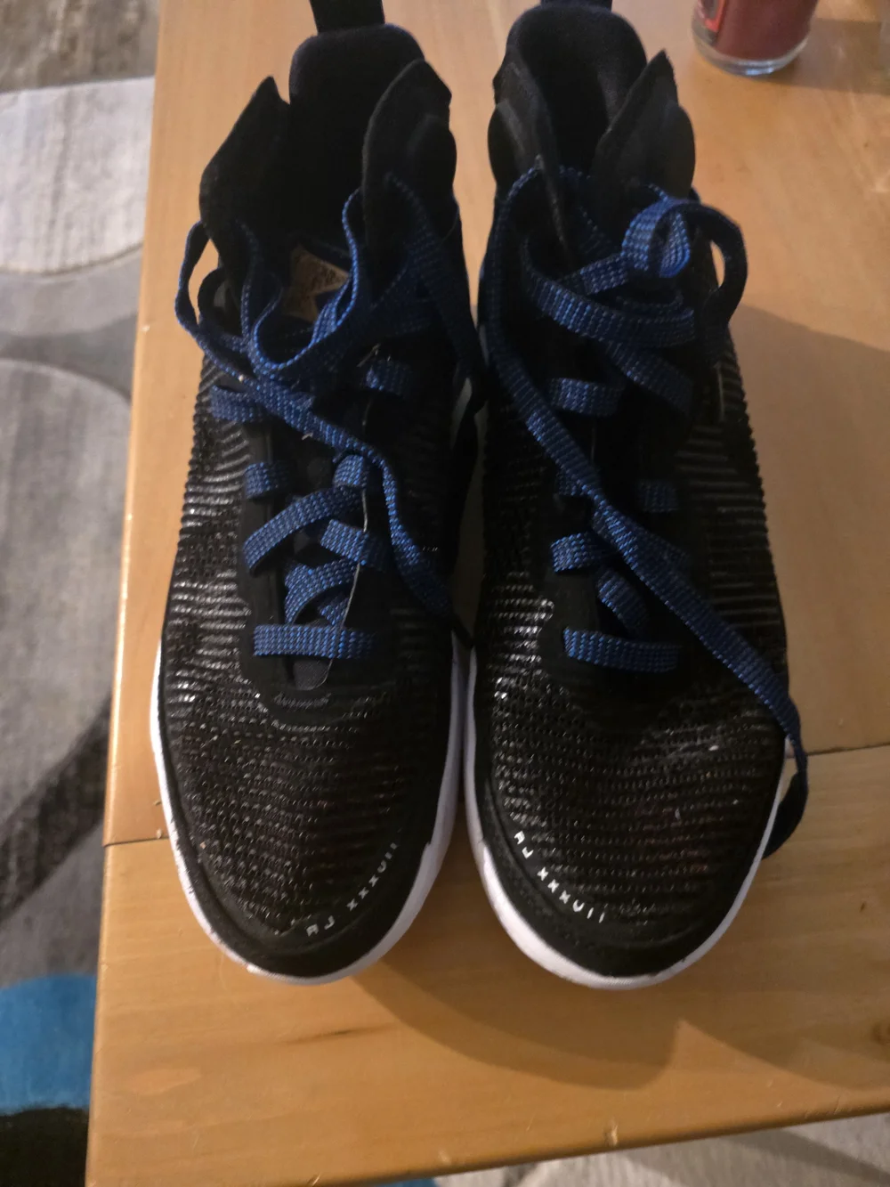Nike Air Jordan XXXVII 37 Size 7 Shoes DD7421-061 Black Red Blue.